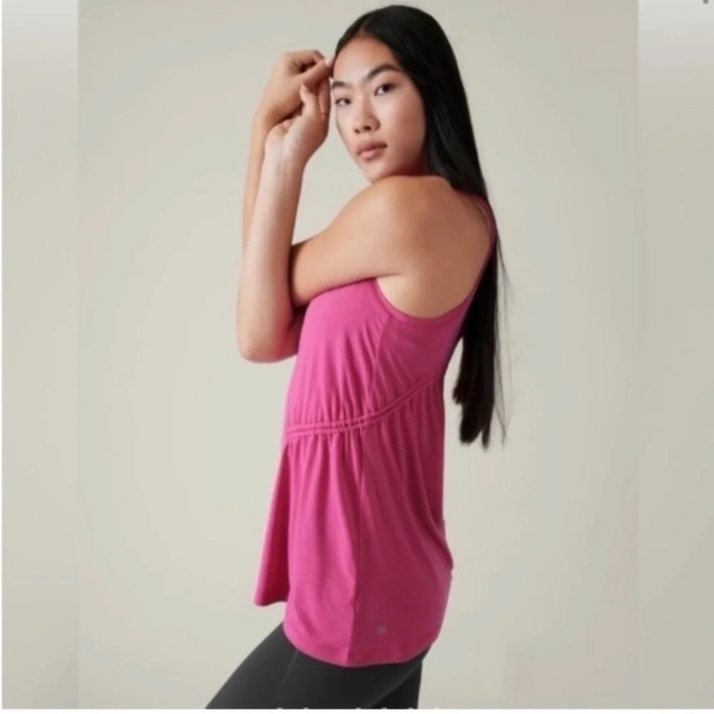 Athleta Fuchsia Sleeveless Tunic - Picture 3 of 10